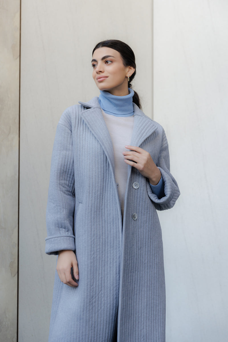 Grey Oh-So-Soft Faux Alpaca Coat – CHAPANNE