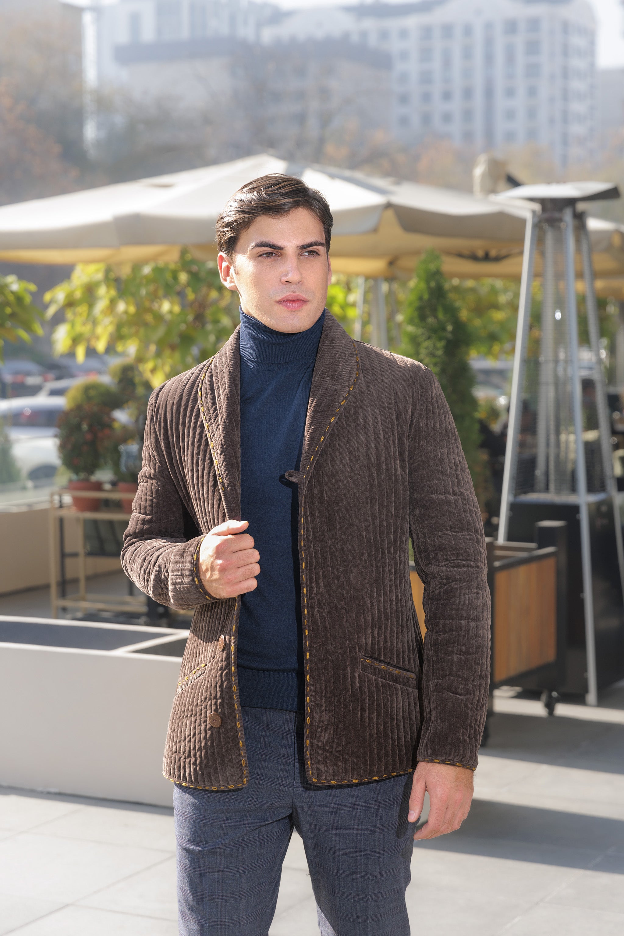 Chocolate Corduroy Jacket – CHAPANNE
